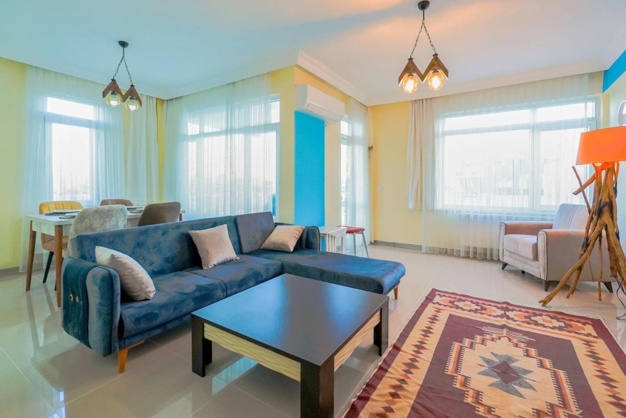 Central And Comfy Flat With Balcony In Muratpasa Antalya Ngoại thất bức ảnh