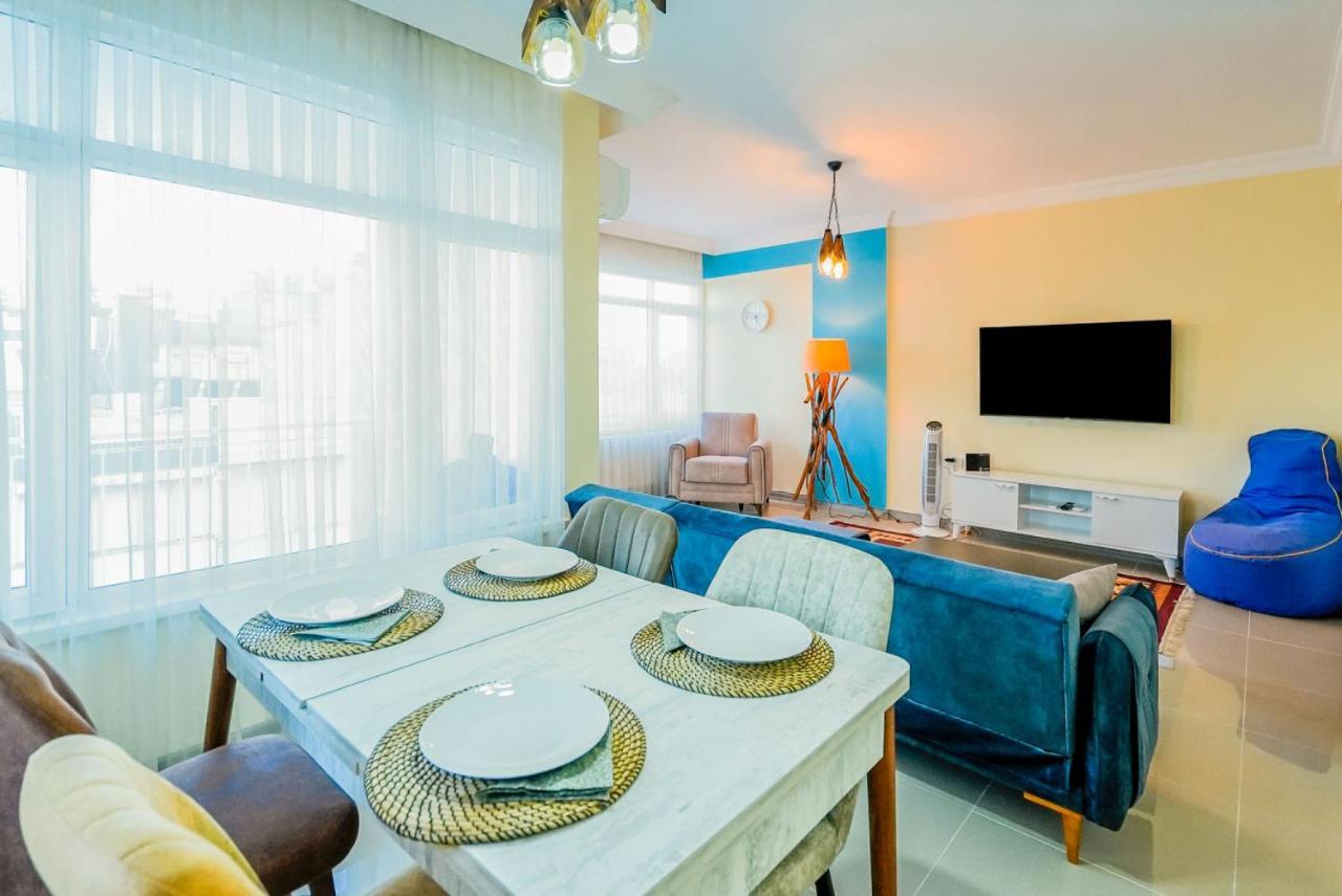 Central And Comfy Flat With Balcony In Muratpasa Antalya Ngoại thất bức ảnh